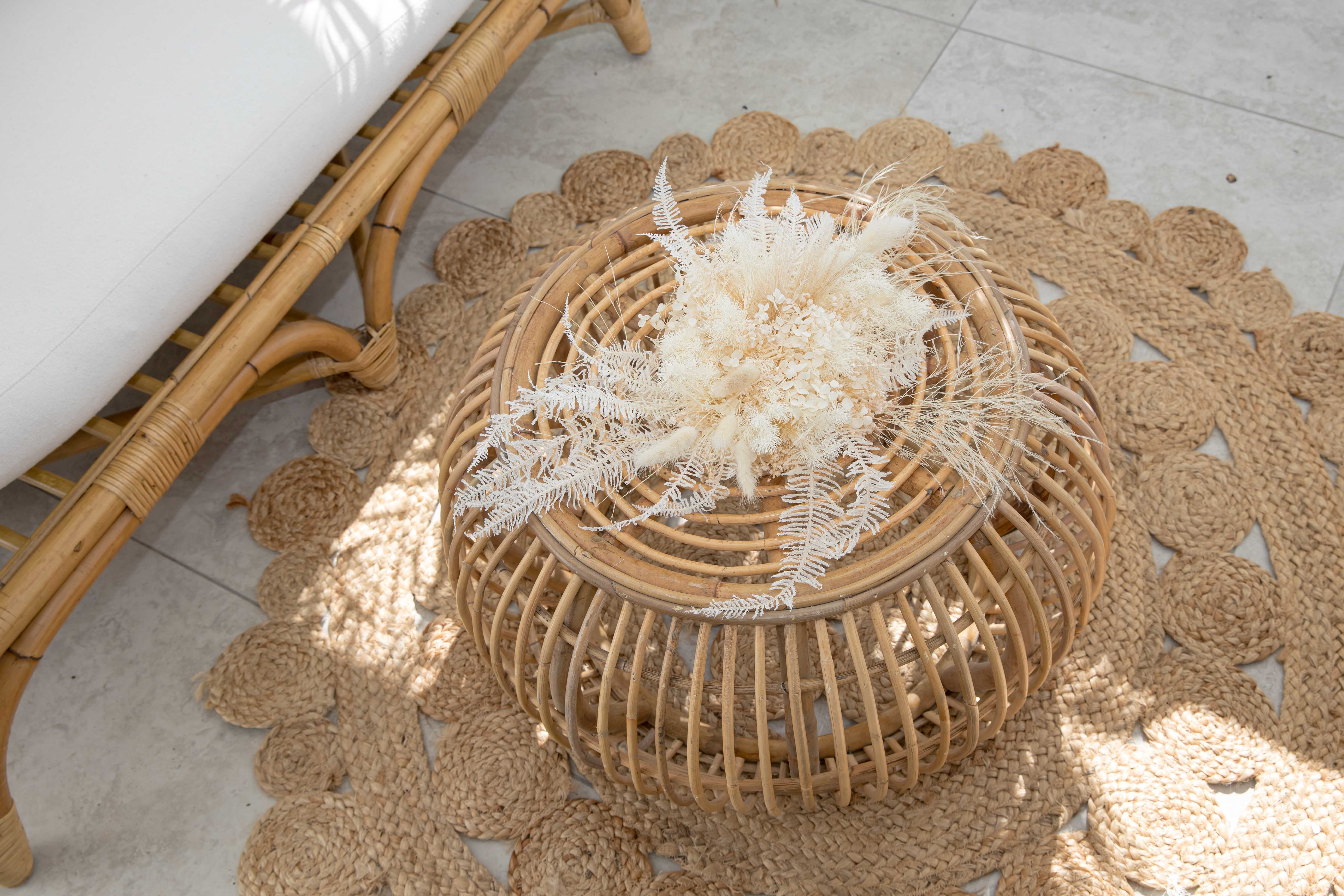 Coco rattan coffee table