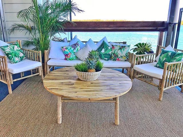 Bamboo Lounge setting Tropical style