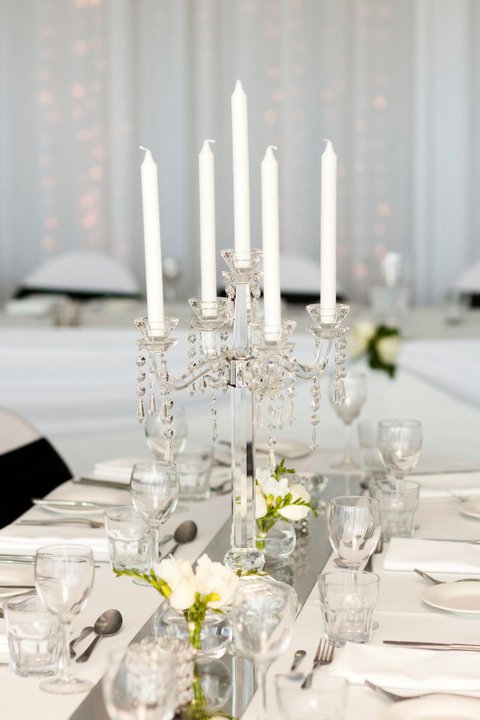 crystal candelabra taper candles