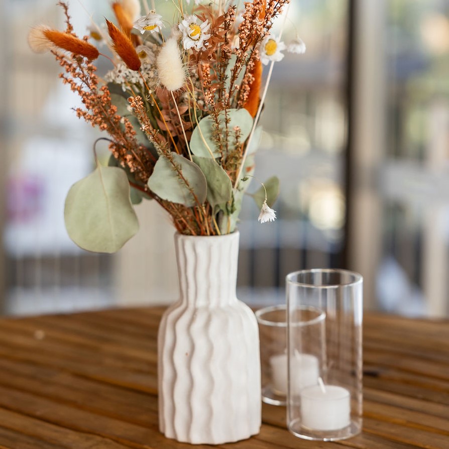 White florence vase