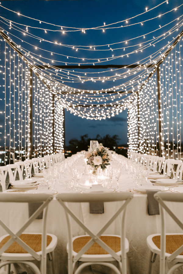 Fairy light canopy