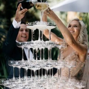 5 Tier champagne tower