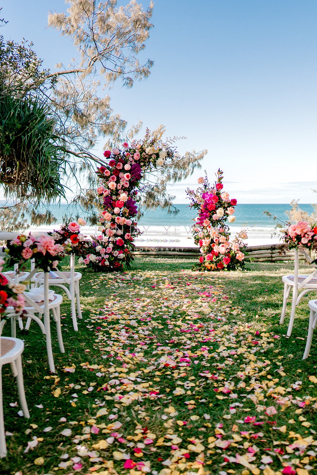 Petal aisle colourful