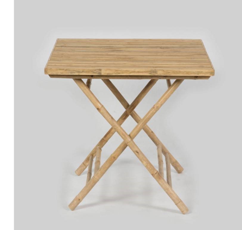 Hire Natural bamboo table 