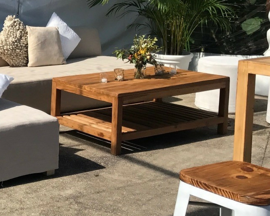 Hire Natural coffee table 