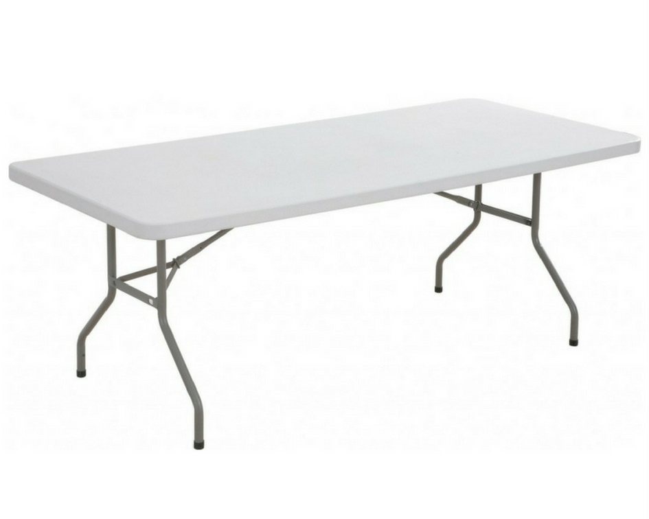 Hire Plastic foldup trestle table 