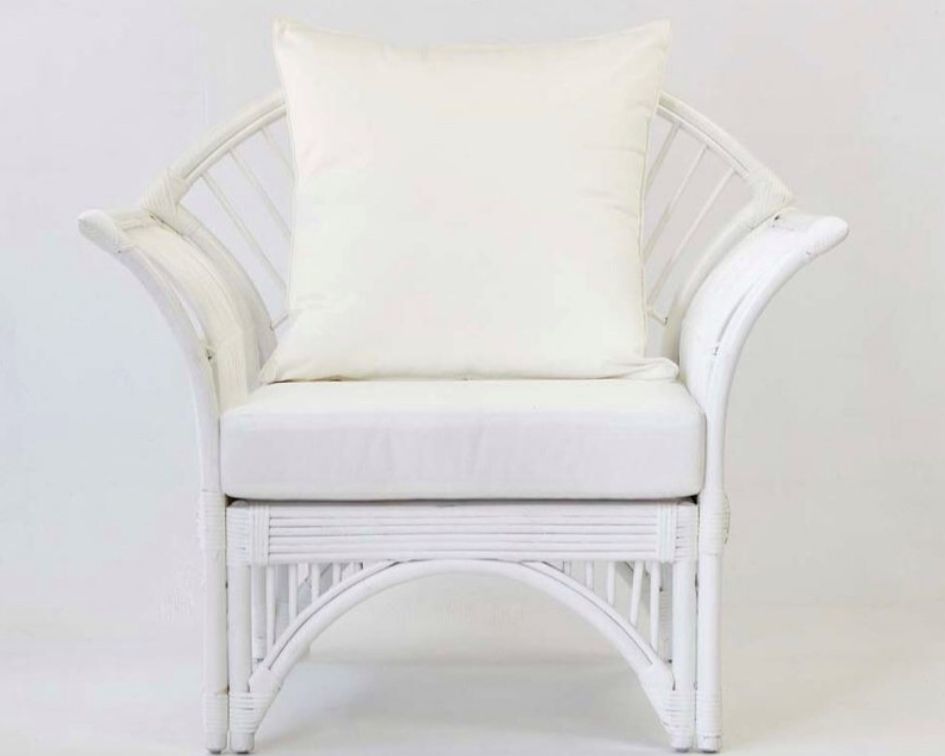 Hire White havana chair 