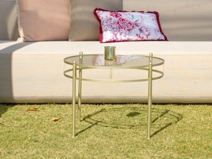 Hire Gold coffee table 