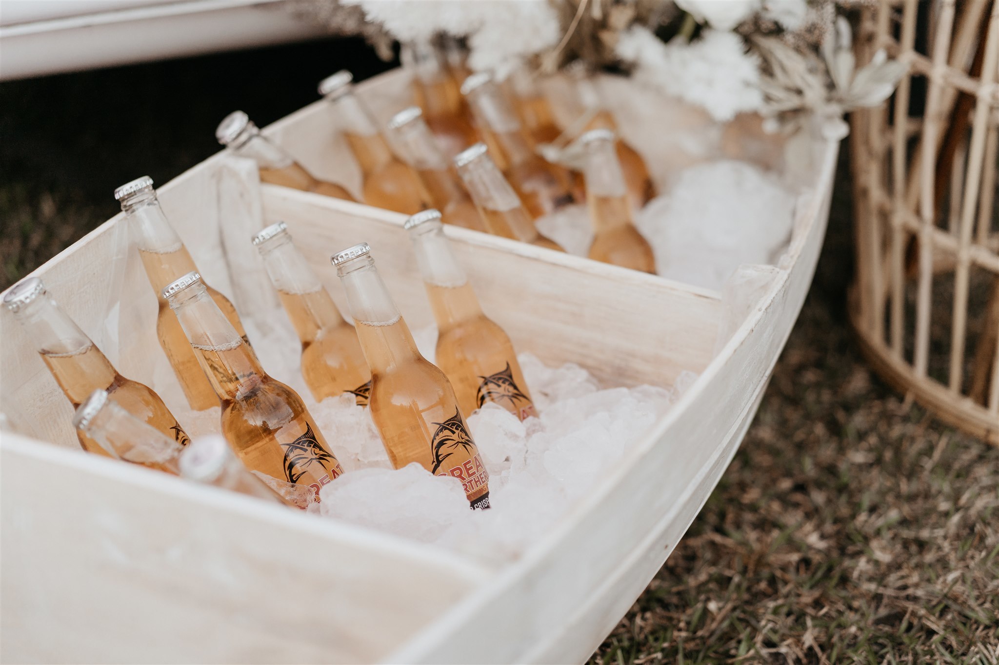 Hire Timber beverage boat 