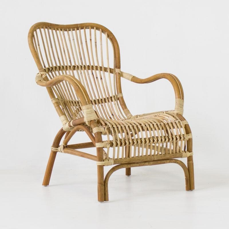 Hire Bamboo lounger arm chair 