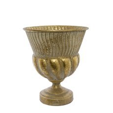 Hire Gold vintage vase 