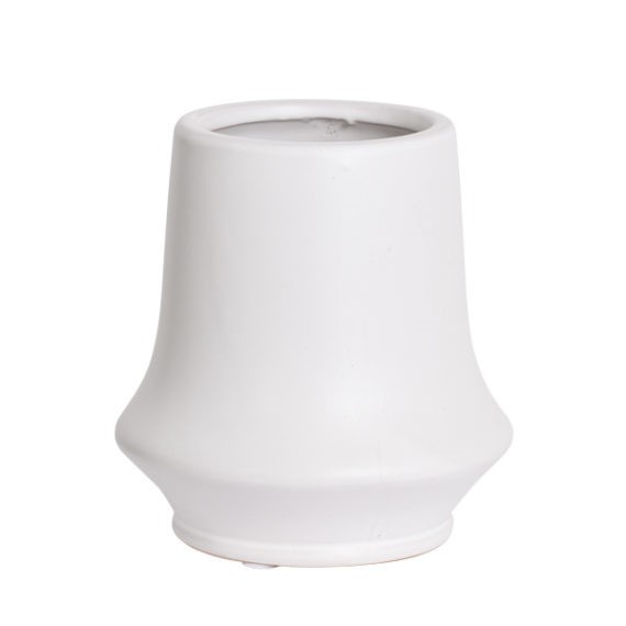 Hire White havana ceramic vase 