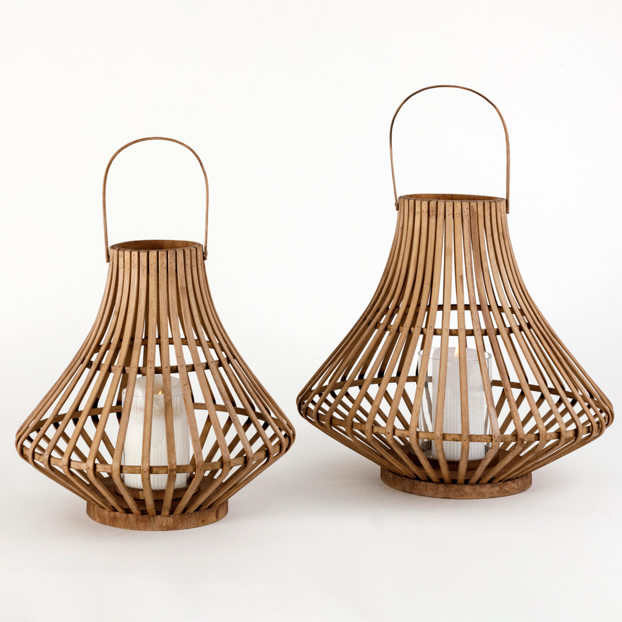 Hire Shanghai bamboo lanterns - pair 