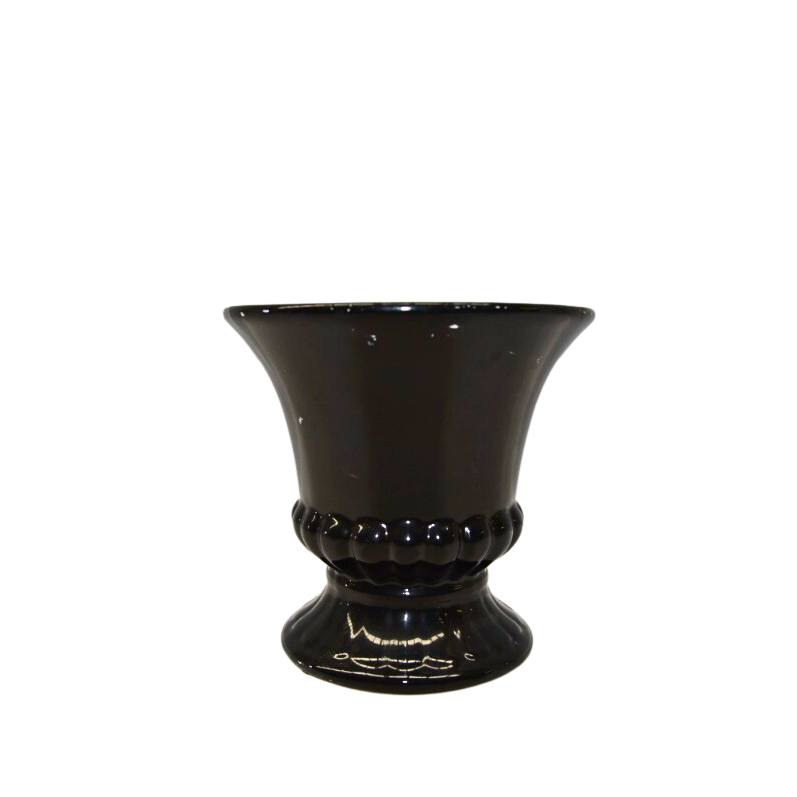 Hire Black ceramic urn 