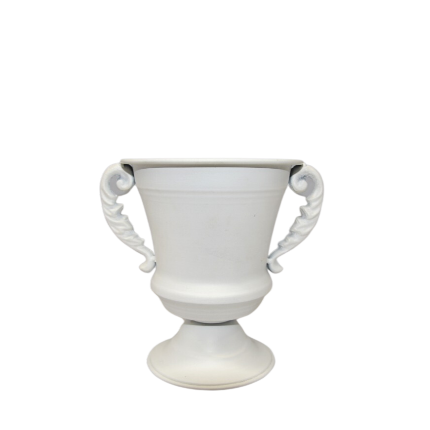 Hire Medium White Urn 