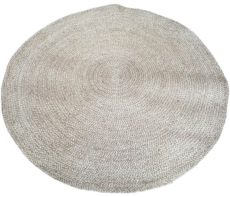 Hire Round jute rug 