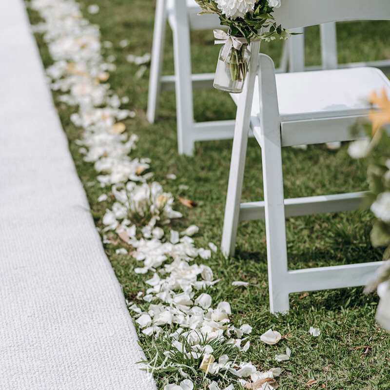 Hire Fresh Scatter petals for sides of aisle 