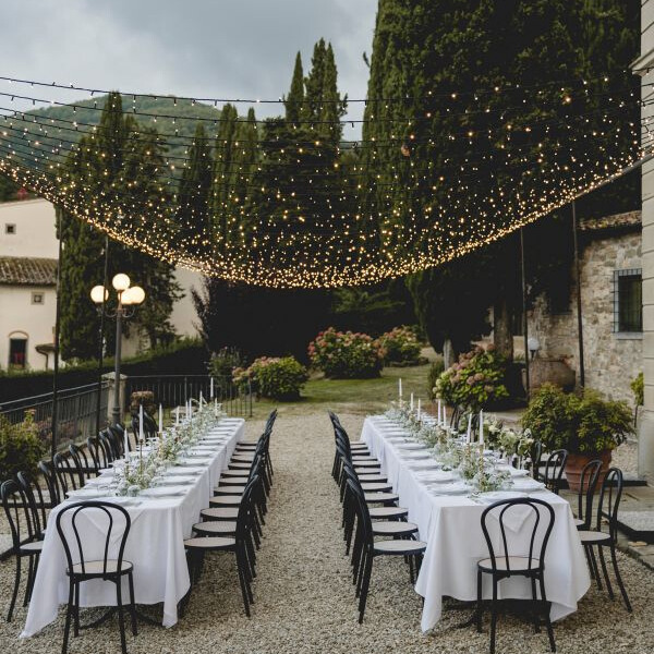 Hire Outdoor Fairy light canopy 