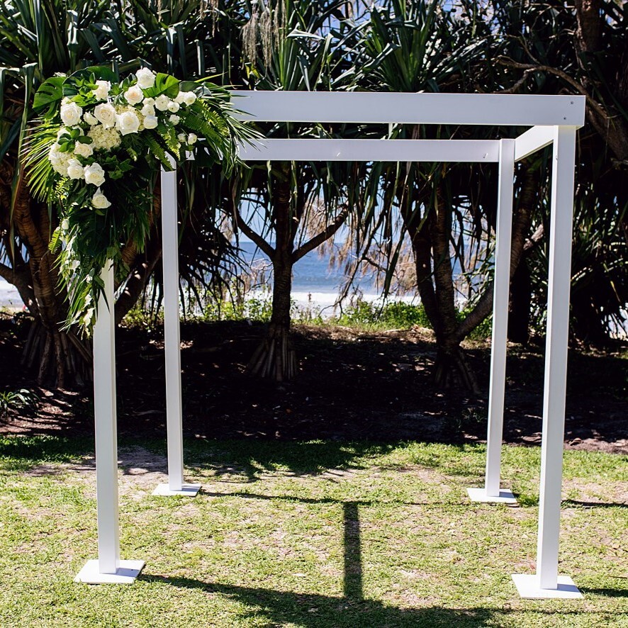 Hire White timber frame canopy 