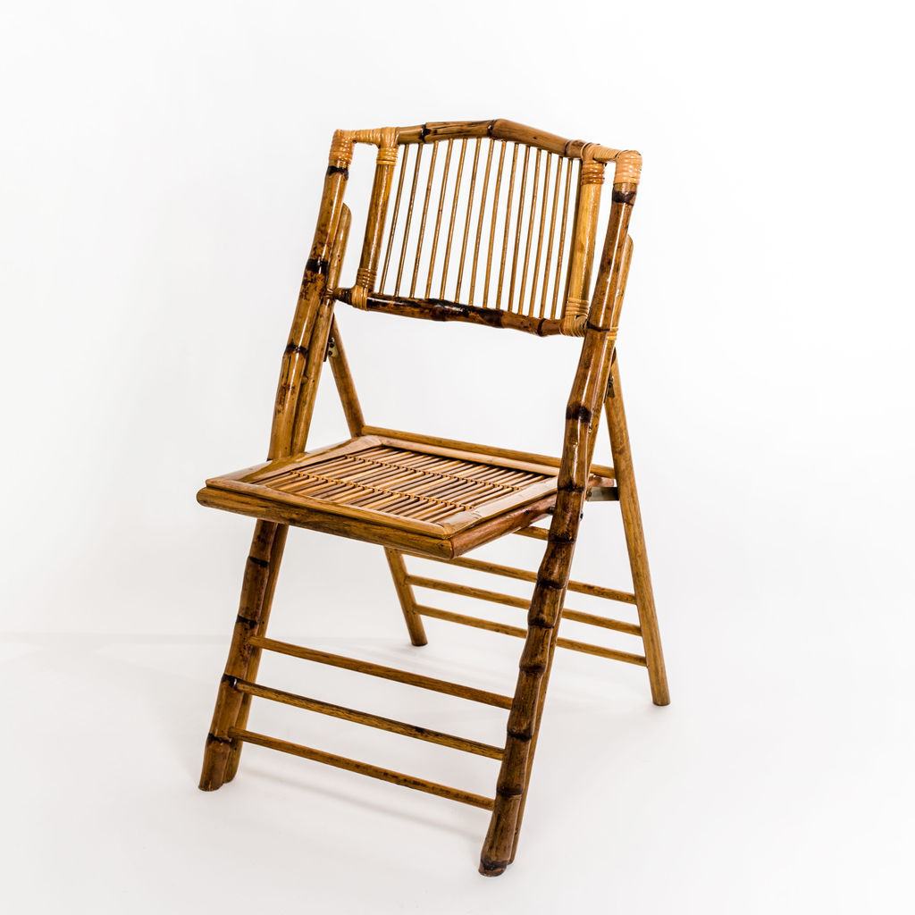 Hire Natural bamboo chairs * 