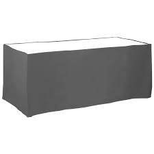 Hire Black flat table skirting 